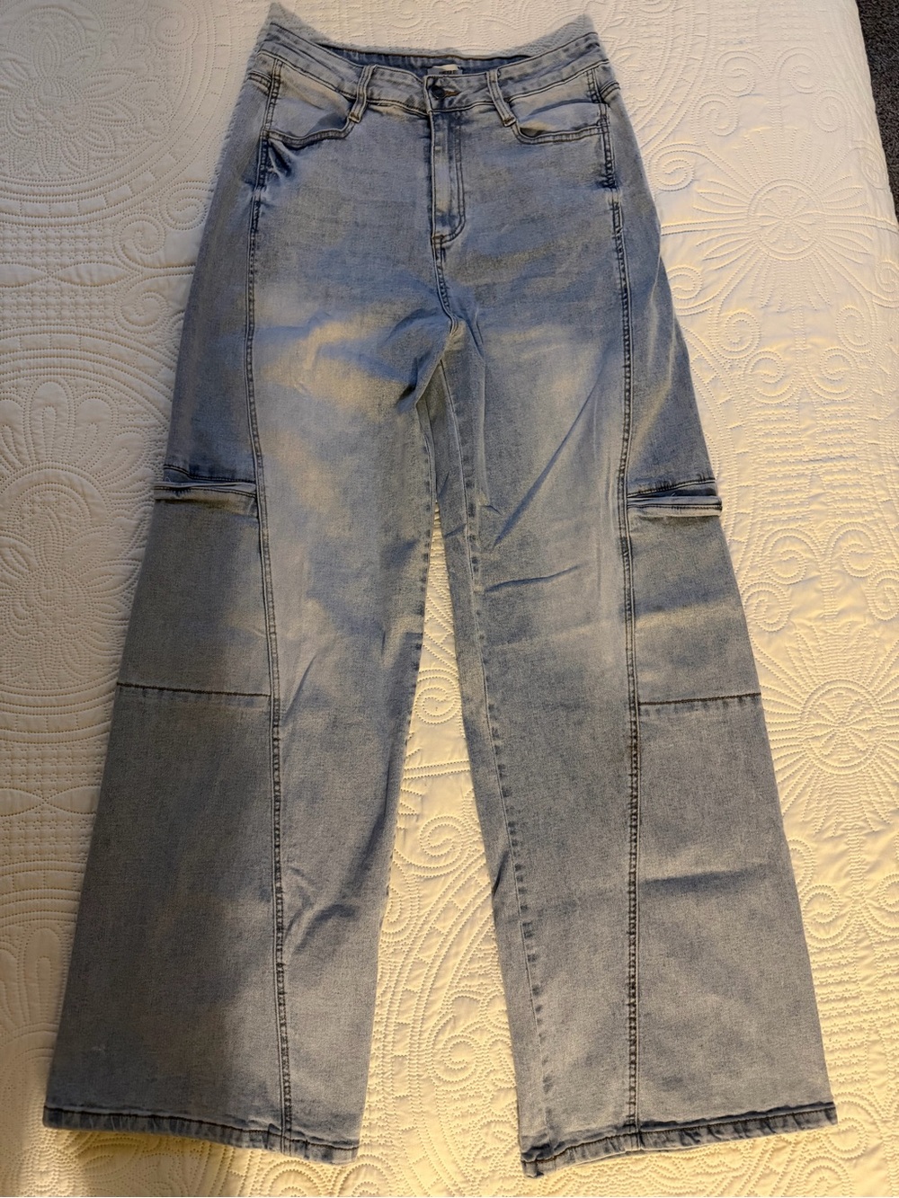 Forever21 High Rise Wide Leg Jeans